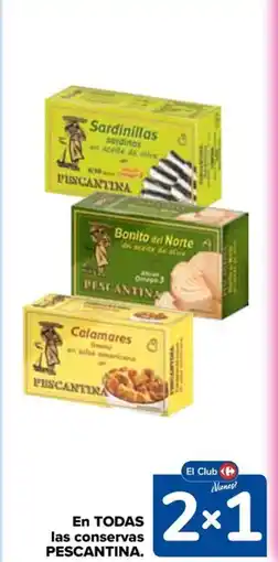 Carrefour Pescantina en todas las conservas oferta