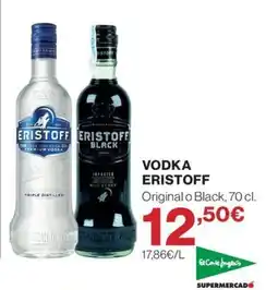 El Corte Inglés Vodka Eristoff oferta