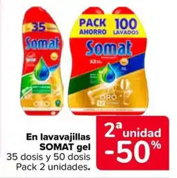 Carrefour Somat en lavavajillas oferta