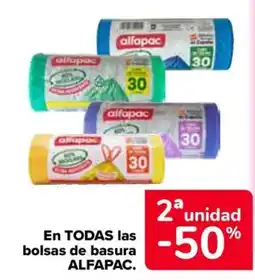 Carrefour Alfapac bolsas de basura oferta