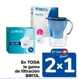 Carrefour Brita en toda la gama de filtracion oferta