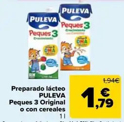Carrefour Puleva Peques 3 Original o con cereales oferta