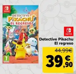 Carrefour Nintendo Switch Detective Pikachu El regreso oferta