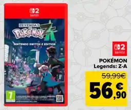 Carrefour Nintendo Switch Pokémon Legends: Z-A oferta