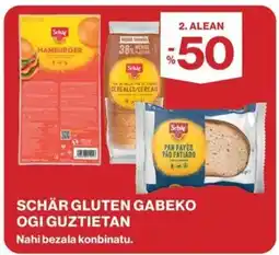 El Corte Inglés Schär gluten gabeko ogi guztietan oferta