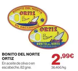El Corte Inglés Ortiz bonito del norte oferta