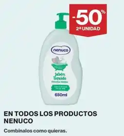 El Corte Inglés nenuco jabón liquido oferta