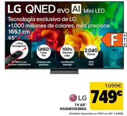 Carrefour LG QNED evo AI Mini LED TV 65" oferta