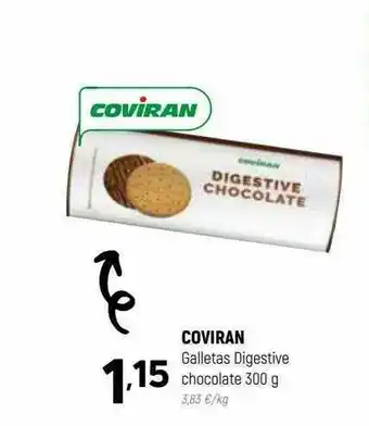 Coviran Galletas Digestive Chocolate