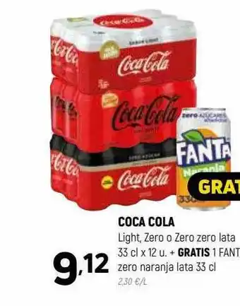 Coviran Coca Cola Light Zero O Zero Zero oferta