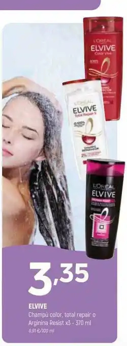Coviran Elvive Champú Color Total Repair O Arginina Resist oferta