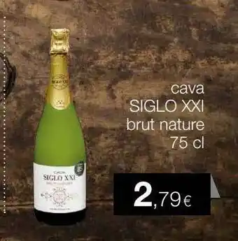 Plusfresc Cava Siglo Xxi Brut Nature oferta