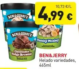 Hiperber Ben&Jerry Helado variedades oferta