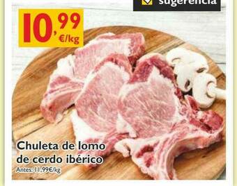 Supermercados La Despensa Chuleta De Lomo De Cerdo Ibérico oferta
