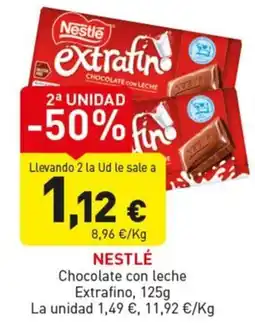 Hiperber Nestlé chocolate con leche extrafino oferta
