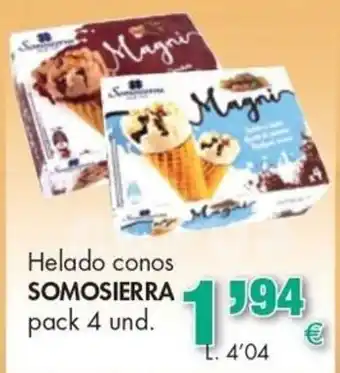 Somosierra helado conos