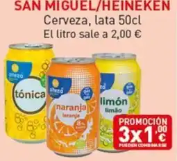 Hiperber San Miguel/Heineken cerveza oferta