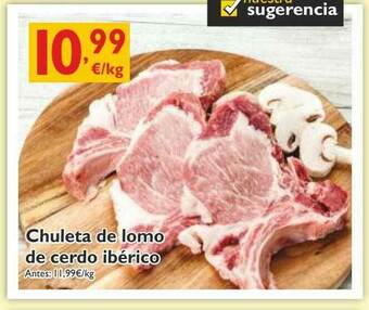 Cash Ecofamilia Chuleta De Lomo De Cerdo Ibérico oferta
