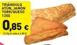 Hiperber Triángulo atún, jamón york/queso oferta