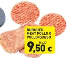 Hiperber Burguer meat pollo o pollo/queso oferta