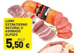 Hiperber Elpozo lomo extratierno natural o adobado oferta