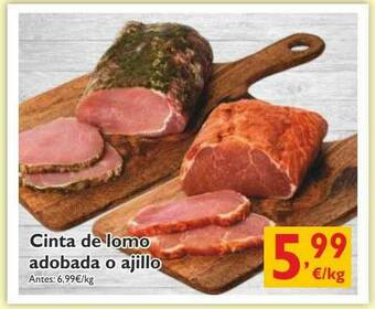 Cash Ecofamilia Cinta De Lomo Adobada O Ajillo oferta