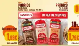 Hiperber Panrico pan de molde oferta