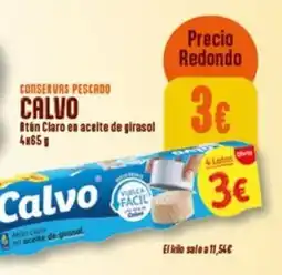 Hiperber Calvo atún claro en aceite de girasol oferta