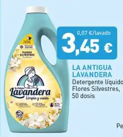 Hiperber la antigua lavandera detergente liquido flores silvestres oferta