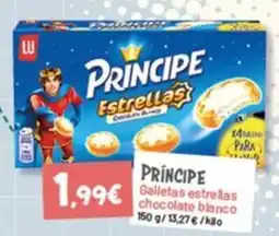 Hiperber Principe galletas estrellas chocolate blanco oferta