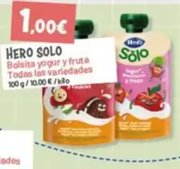 Hiperber Hero Solo bolsita yogur y fruta oferta