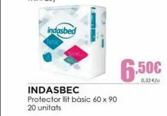 Perfumeries Facial Indasbec Protector Llitt Bàsic 60 X 90 oferta