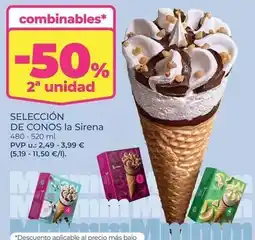 La Sirena La sirena - seleccion de conos oferta