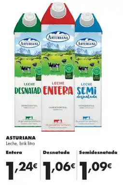 Supermercados Lupa Asturiana leche oferta
