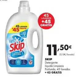 Supermercados Lupa Skip Detergente líquido Limpieza Profunda oferta