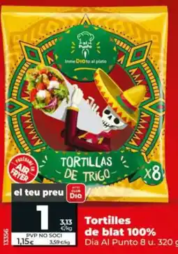 Dia Fresh Dia Al Punto tortillas de trigo oferta