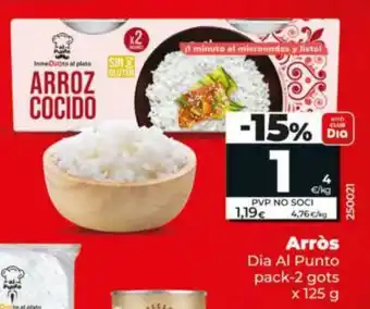 Dia Al Punto arroz cocido