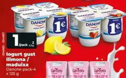 Dia Fresh Danone logurt gust llimona / maduixa oferta