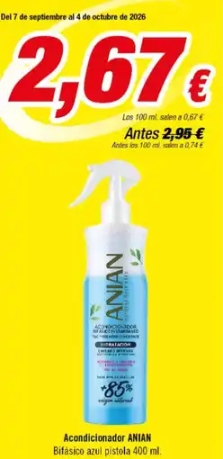 Aquabel Perfumerías Anian - acondicionador oferta