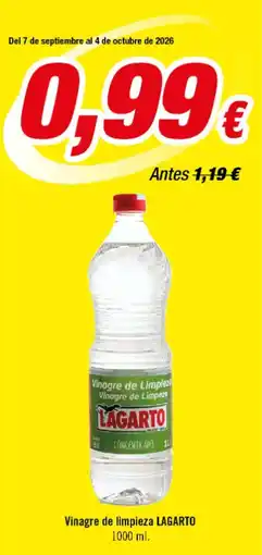 Aquabel Perfumerías Lagarto - vinage de limpieza oferta