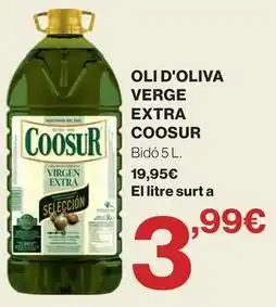El Corte Inglés Coosur - oli d'oliva verge extra oferta