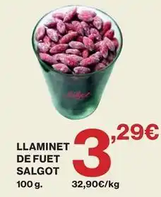 El Corte Inglés Salgot - llaminet de fuet oferta