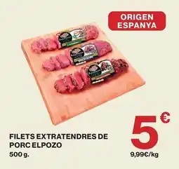 El Corte Inglés Elpozo - filets extratendres de porc oferta