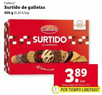 Lidl Surtido de galletas 420g oferta