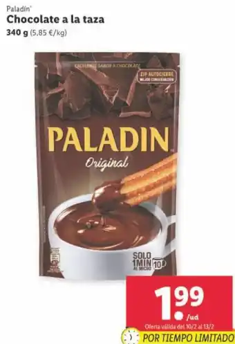 Lidl Paladin Chocolate a la taza 340g oferta