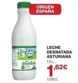 Hipercor Leche desnatada asturiana oferta