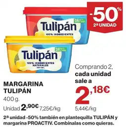 Hipercor Tulipán margarina oferta