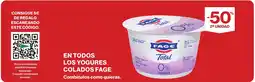 Hipercor En todos los yogures colados fage oferta
