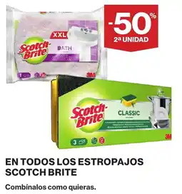 Hipercor Scotch Brite los estropajos oferta