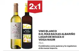 Hipercor Veiga Naum vino blanco d.o. rías baixas albariño oferta